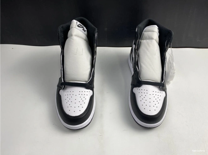 Cheap TBK 555088-010 Air Jordan White Black 1 Retro (2014) 0703